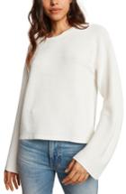 Women's Willow & Clay Cutout Ribbed Sweater - White