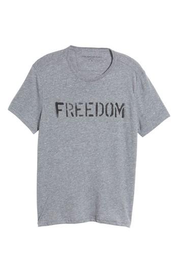 Men's John Varvatos Star Usa Freedom Graphic T-shirt, Size - Grey