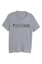 Men's John Varvatos Star Usa Freedom Graphic T-shirt, Size - Grey