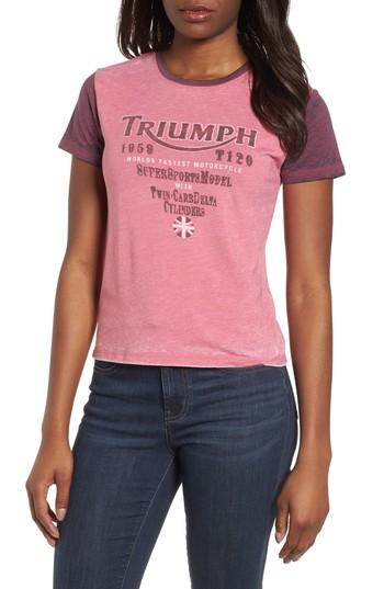 Women's Lucky Brand Triumph Tee - Pink