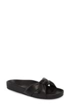 Women's Loeffler Randall Gertie Knotted Slide Sandal .5 M - Black