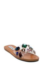 Women's Steve Madden Rosalyn Embellished Slide Sandal .5 M - None