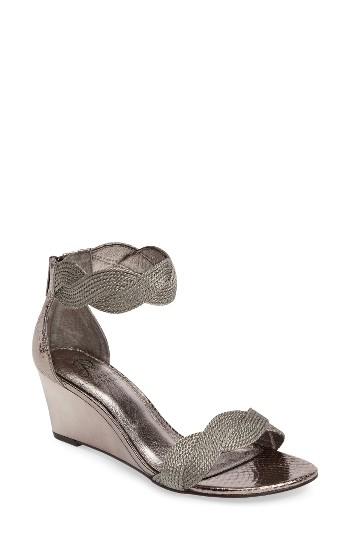 Women's Adrianna Papell Adelaide Metallic Wedge Sandal