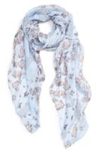 Women's Hinge Kaleidoscope Bloom Lace Inset Scarf