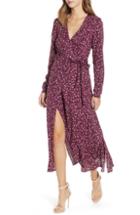 Women's The Fifth Label Celebrated Floral Wrap Dress, Size - Purple