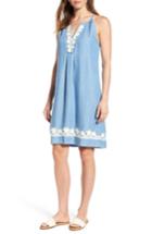 Women's Tommy Bahama Embellished Chambray Shift Dress