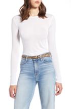 Women's Halogen Sheer Knit Top, Size - White