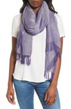 Women's Caslon Cross Dye Scarf, Size - Purple