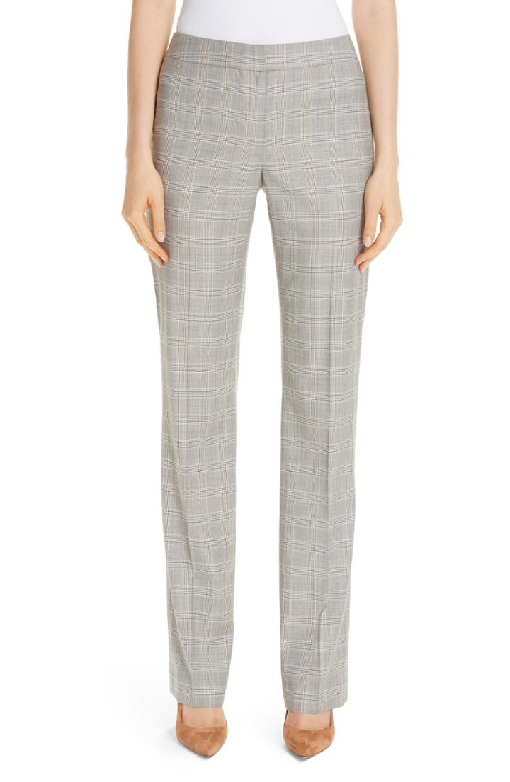 Women's Lafayette 148 New York Barrow Pants (similar To 14w) - Grey