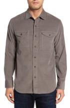 Men's Tommy Bahama Harrison Cord Standard Fit Shirt, Size - Grey