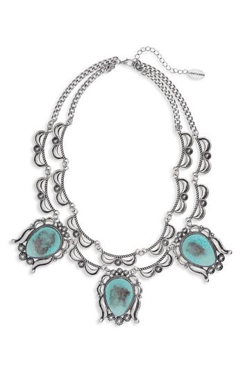 Women's Natasha Dual Strand Statement Necklace