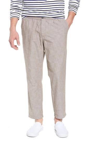 Men's 1901 Crop Chambray Chino Pants - Brown