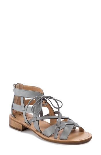 Women's Latigo Ramoni Strappy Gladiator Sandal M - Grey