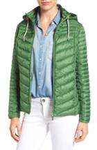 Women's Barbour Headland Quilted Hooded Jacket Us / 10 Uk - Green