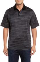 Men's Bugatchi Classic Fit Space Dye Jersey Polo - Black