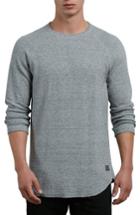 Men's Volcom Warren Long Sleeve Stripe T-shirt - Grey