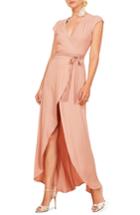 Women's Reformation Chamomile Wrap Maxi Dress - Pink