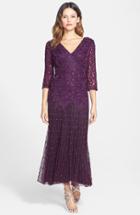 Women's Pisarro Nights Beaded Mesh Dress - Purple