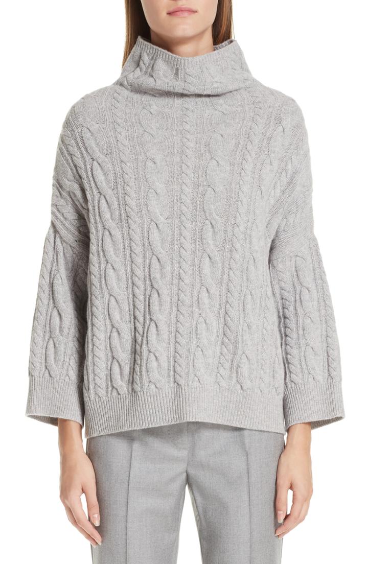 Women's Max Mara Fungo Wool & Cashmere Turtleneck Sweater