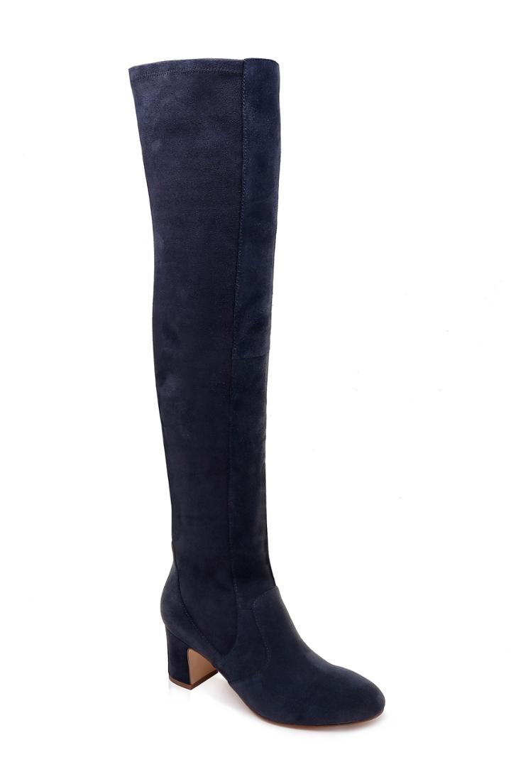 Women's Splendid Over The Knee Stretch Back Boot M - Blue