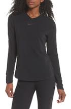 Women's Nike Dry Long Sleeve Pullover - Black