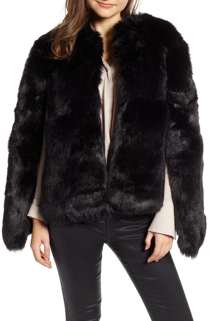 Women's Halogen Faux Fur Cape