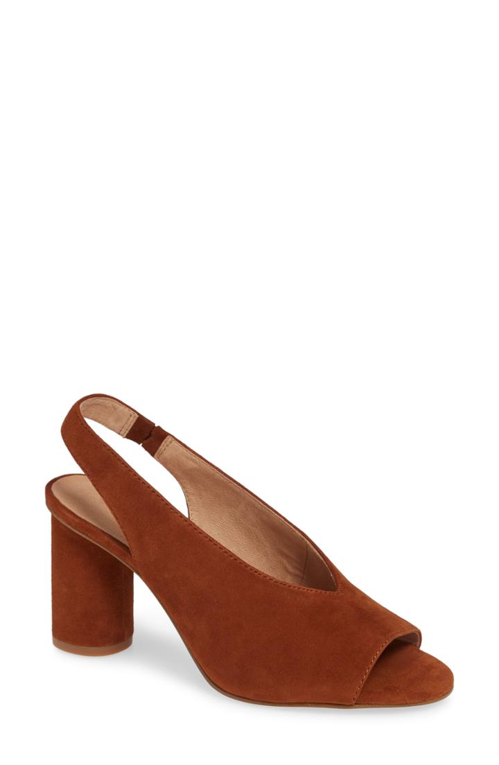 Women's Madewell The Alana Slingback Sandal M - Brown