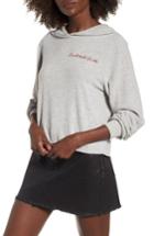 Women's Pst By Project Social T Don't Tell Santa Hoodie - Grey