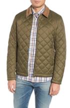 Men's Barbour Helm Quilted Jacket - Green