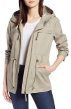 Women's Halogen Zip Front Field Jacket - Beige