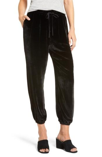 Women's Current/elliott The Eden Jogger Pants - Black