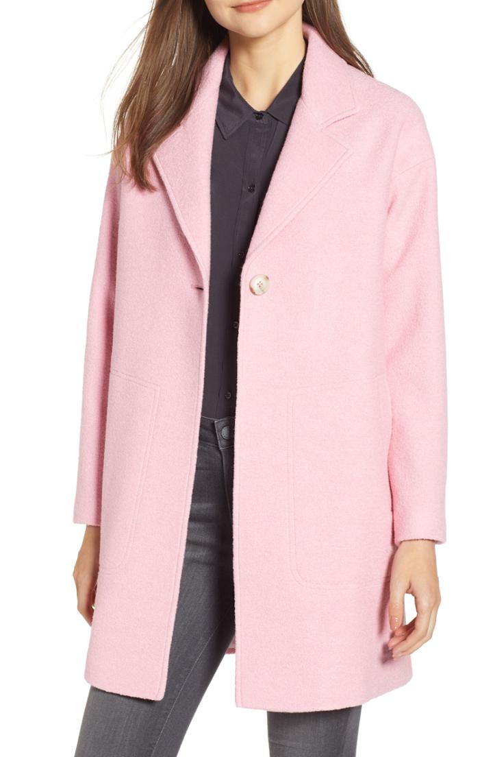 Women's Helene Berman Swing Coat - Pink