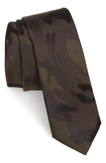 Men's Valentino Silk Tie, Size - Green