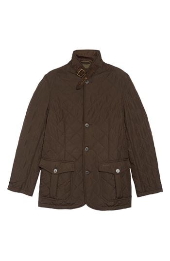 Men's Barbour Lutz Quilted Jacket - Green