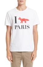 Men's Maison Kitsune Graphic T-shirt - White