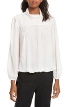 Women's Joie Lively Silk Top, Size - White