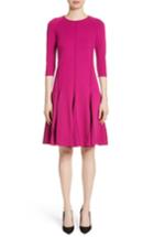 Women's Armani Collezioni Seamed Jersey Fit & Flare Dress Us / 42 It - Pink