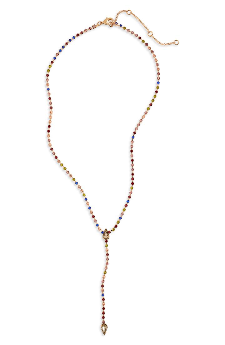 Women's Bp. Crystal Drop Y-necklace