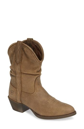 Women's Ariat Reina Slouchy Western Boot M - Beige