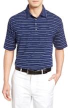 Men's Bobby Jones Liquid Cotton Stretch Jersey Golf Polo, Size - Blue