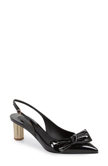 Women's Salvatore Ferragamo Slingback Pump B - Black