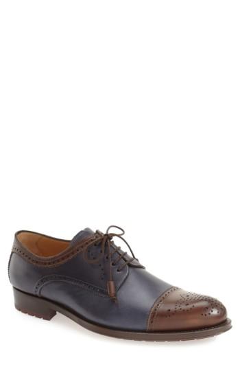 Men's Mezlan 'carlino' Cap Toe Oxford M - Blue