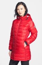Women's Canada Goose 'camp' Slim Fit Hooded Packable Down Jacket - Red