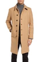 Men's Schott Nyc Wool Blend Officer's Coat