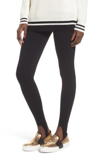 Women's Leith High Waist Stirrup Leggings - Black