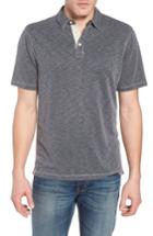 Men's True Grit Lux Textured Slub Pique Polo - Black