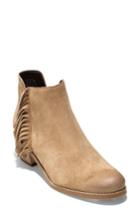 Women's Cole Haan Abbot Fringe Bootie .5 B - Beige