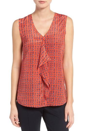 Women's Nic+zoe Vivid Dot Drape Front Tank