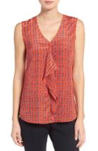 Women's Nic+zoe Vivid Dot Drape Front Tank