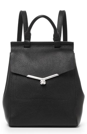 Botkier Vivi Calfskin Leather Backpack - Black